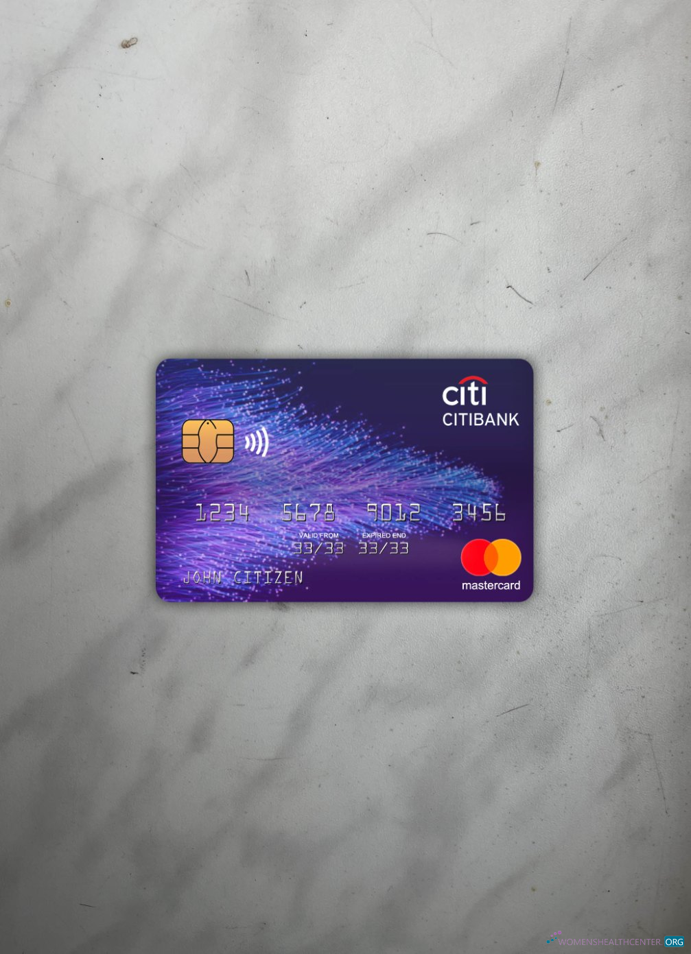 Download Hong Kong Citibank mastercard photolook front Photoshop template